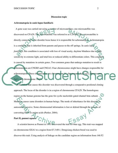 Achromatopsia in Canis Lupus Familiaris