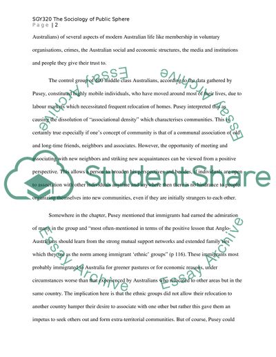 Sociology Written Review - 1000 words - Materials Provided (PART 2)