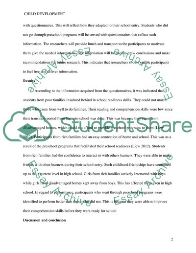 Child Development Perspective