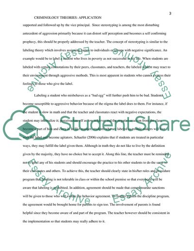 Criminology Theories in Australia