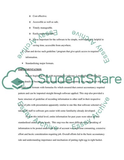 First Professional Accountancy Experience