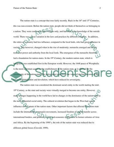 Van Creveld. Fate of the State