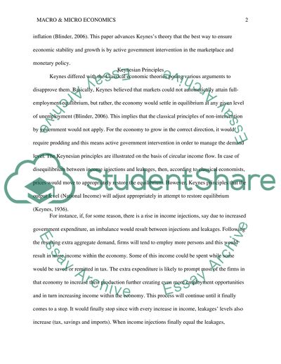 A Focus on the Different Economic Principles and Theories of John M. Keynes