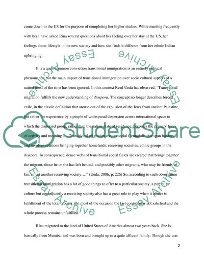 Transnational Immigrants in a Global Society