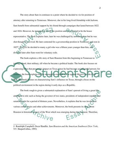 Sam Houston and the American Southwest