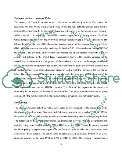 Economic Analysis of China