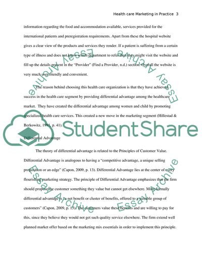 Health Care Marketing in Practice