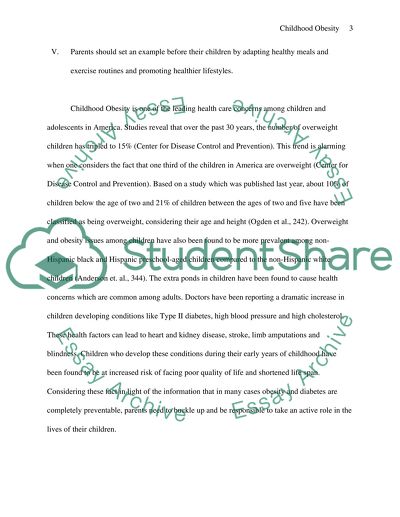 Who Is Responsible for Childhood Obesity