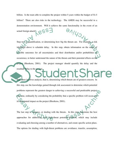 Risk Management & Project Management