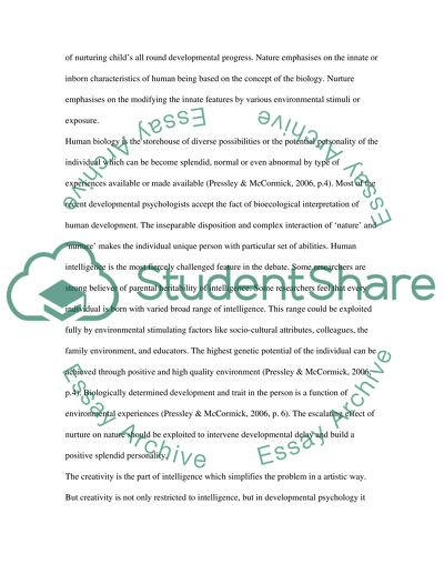 The Importance of Creativity in Childrens Development