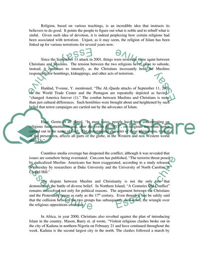 The Connection of Religion and Terrorism