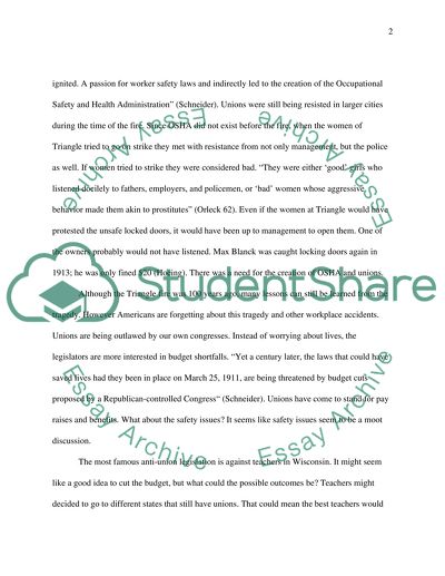 The Triangle Shirtwaist Factory fire