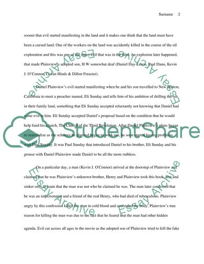 An Evil Genius in the Person of Daniel Plainview