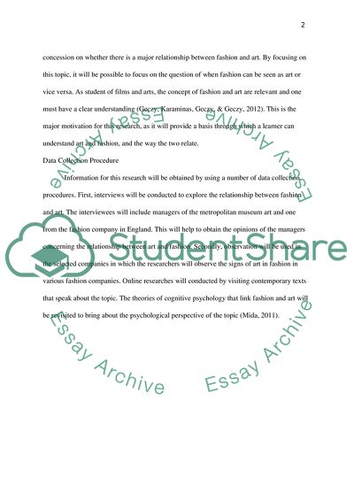 The Relationship between Fashion and Art