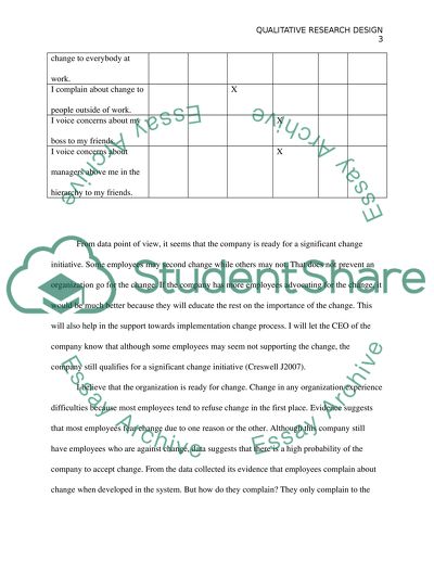 Qualitative Research Design