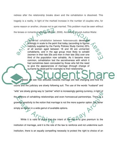 Family Law: civil partnership