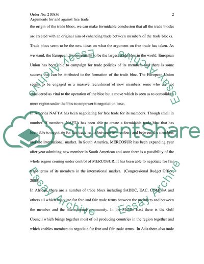 Outline the Arguments against Free Trade