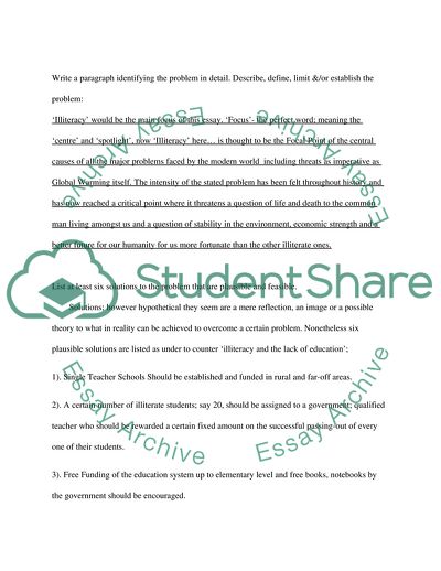 Illiteracy as a Root Cause of All the Major Problems of the Modern Humanity