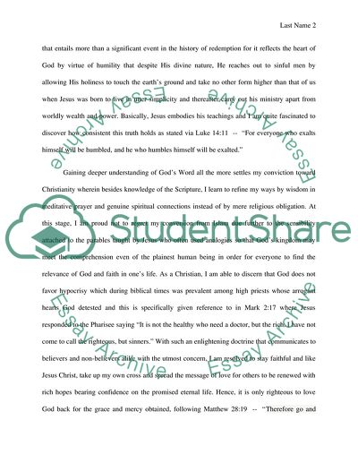 Why did I become a Christian