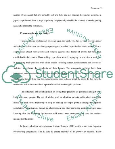 Crepe Business in Japan