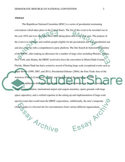 Democratic-Republican National Convention 2003