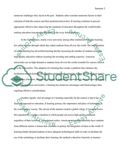 Importance of E-learning in the Contemporary Education