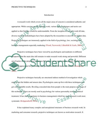 Projective Techniques in Marketing and Management Research