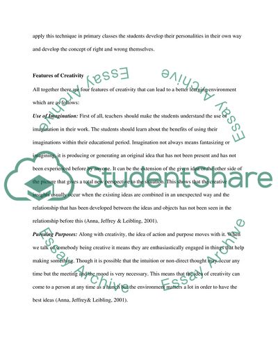 Creativity in Education