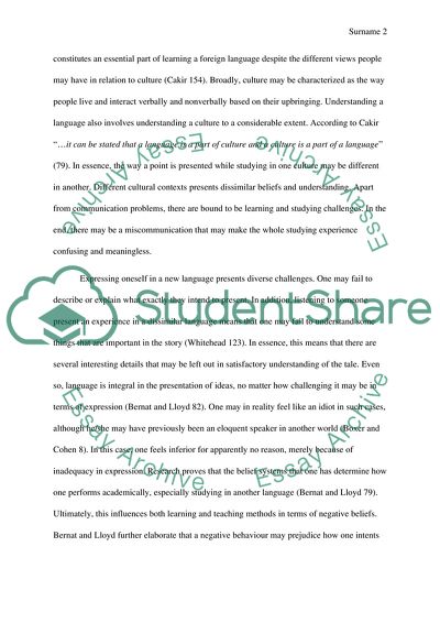 Studying in Another Language