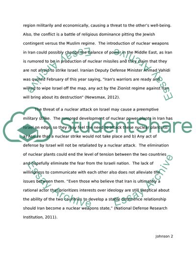 Iran and Israel: The Escalation into a Worldwide Nuclear Issue