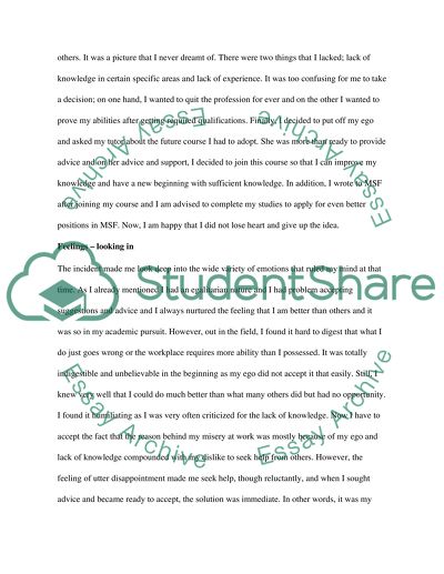 Qualities I Lacked to Work Effectively in a Group