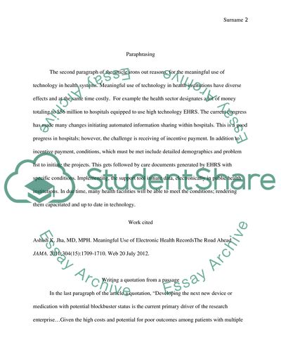 Electronic Health Records