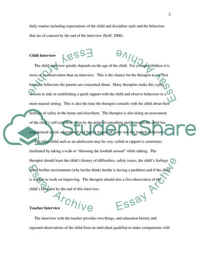 Attention Deficit Hyperactivity Disorder Diagnosis