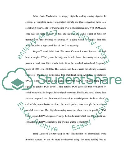 Digital Telecommunications and Networks