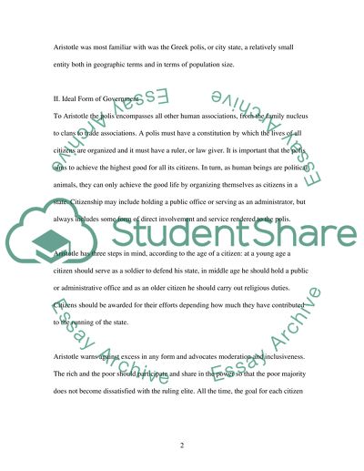 Aristotles View on Human Nature