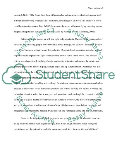 Animation Critique: Astro Boy