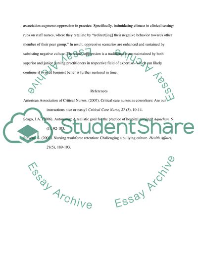 Latent Oppression in Nursing Practice