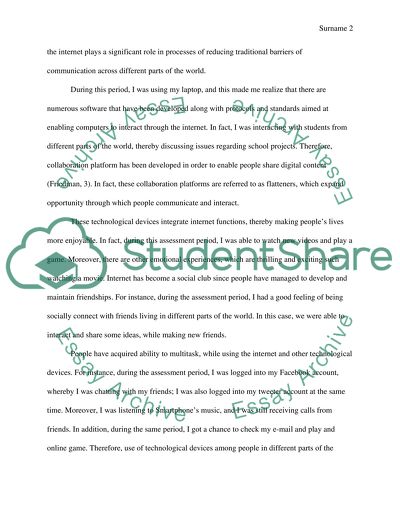 Use of Technology in Peoples Lives