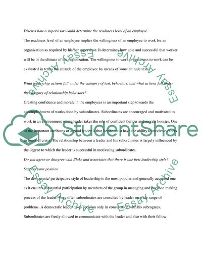 Supervisory Management and Managerial Accounting