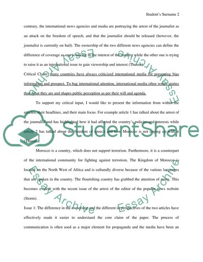 Morocco Local Press and International Media