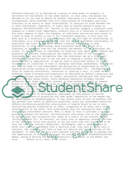 Fiduciary, regulatory, and contractual