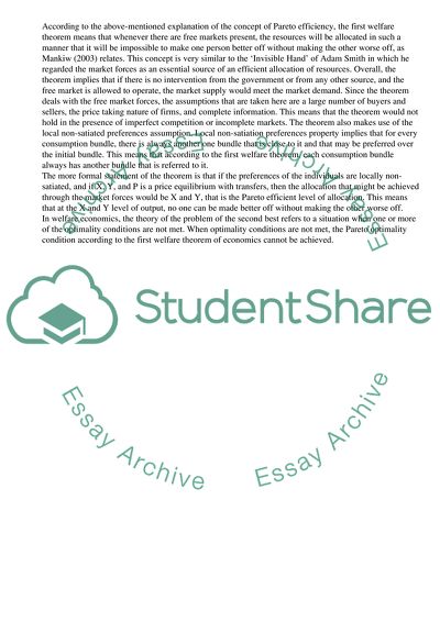 Efficient Allocation of Resources in Market