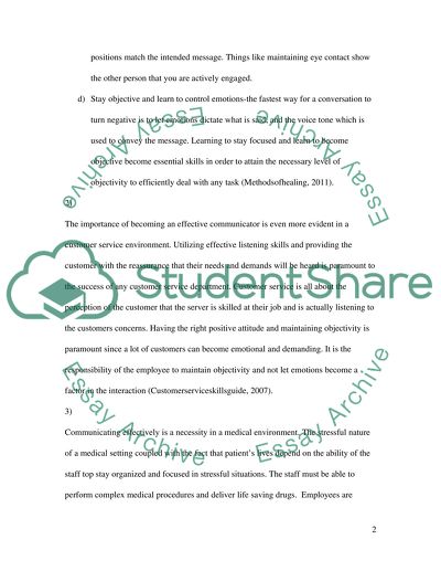 The Basic Process of Effective Communication