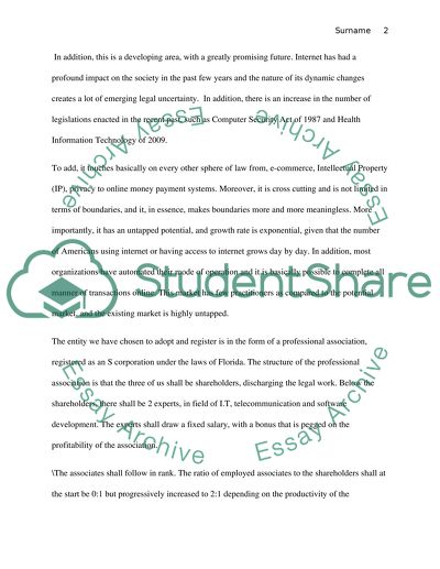 Status of the Legal Profession in Computer Law