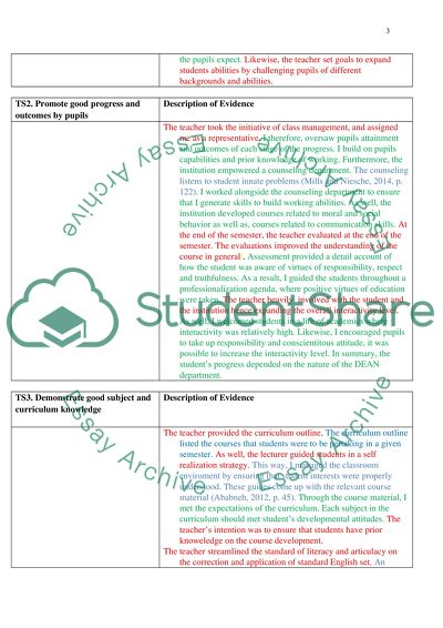 A ritical Analysis of UK Teaching Standard