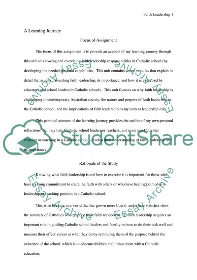 Faith Leadership Issues in the Australian Society