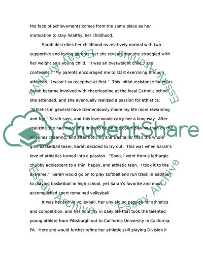 Feature a female fitness competitor in Pittsburgh, PA