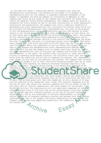 Auxilium Pharmaceutical Management