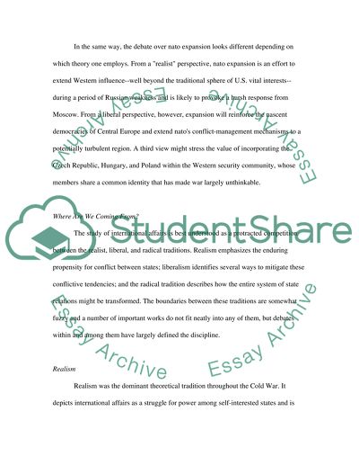 International Political Theorie