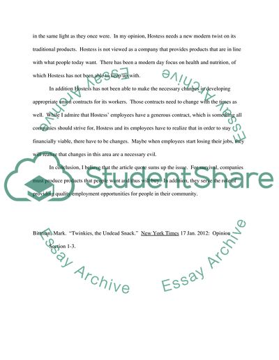 Twinkies, the Undead Snack